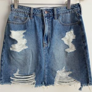 Hollister Jeans Skirt size 3 w26